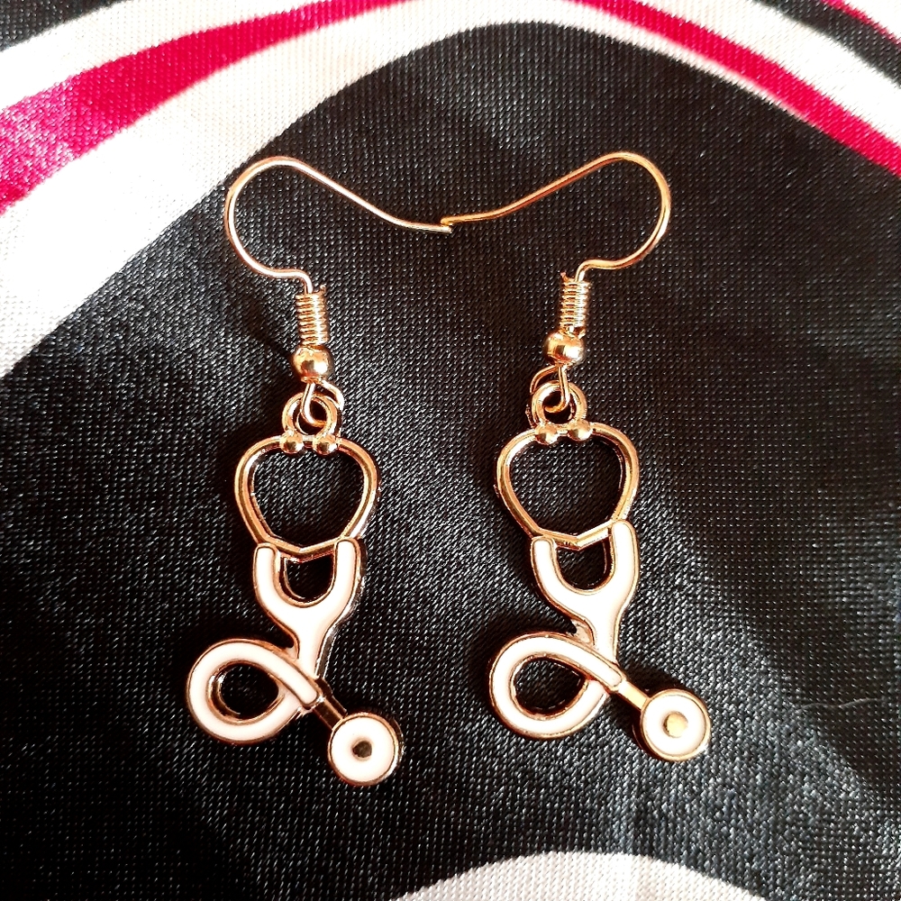 New Stethoscope Earrings Nurse/ Dr Gift